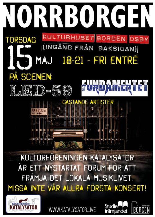 Katalysator konsert maj 2025 Norrborgen